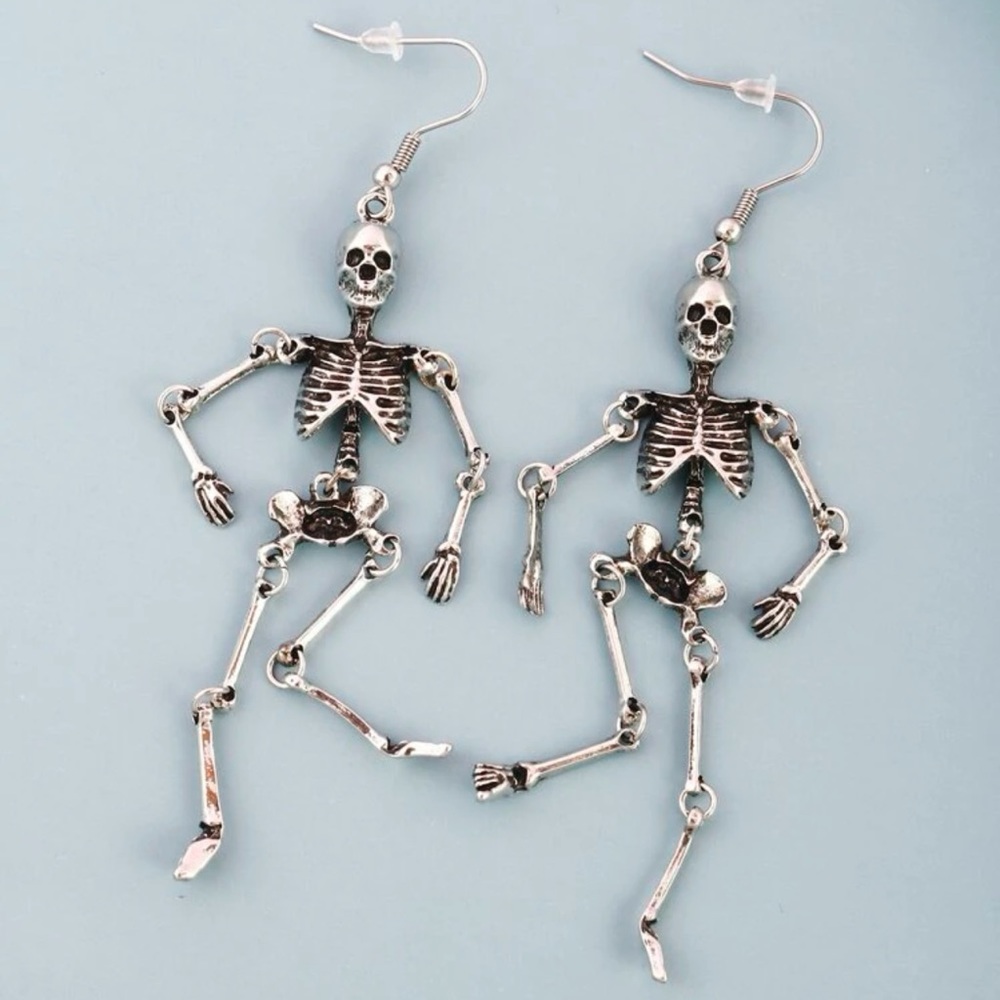 Skeleton earrings - Picture 2 of 3